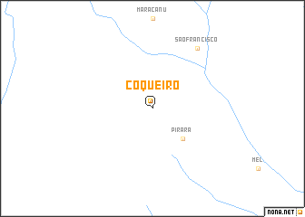 map of Coqueiro