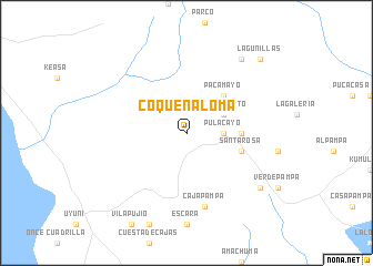 map of Coquenaloma