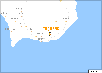 map of Coquesa