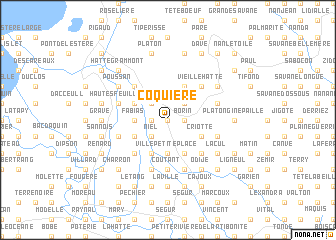 map of Coquière