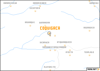 map of Coquigaca