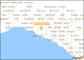 map of Coquignol