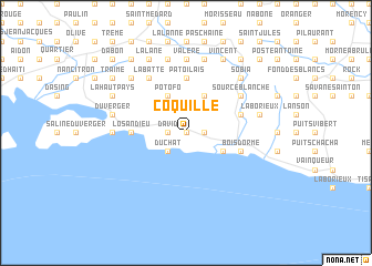 map of Coquille