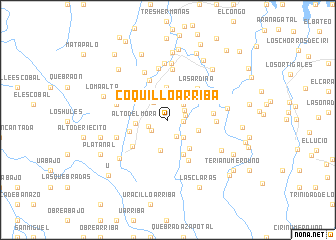 map of Coquillo Arriba