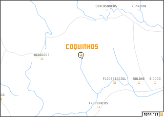 map of Coquinhos