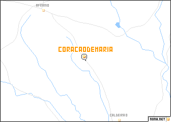 map of Coração de Maria