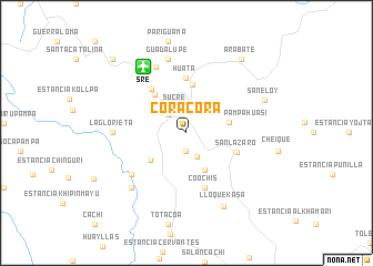 map of Cora Cora