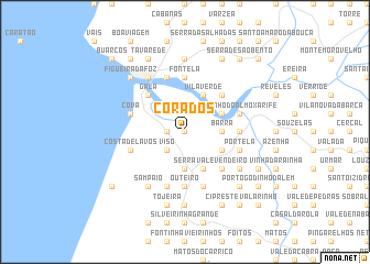 map of Corados