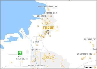 map of Co Rae