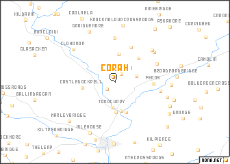 map of Corah