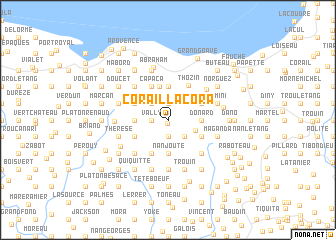 map of Corail Lacora