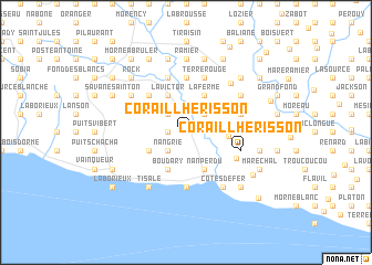 map of Corail Lhérisson