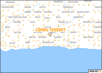 map of Corail Tessert