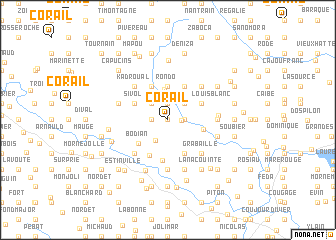 map of Corail