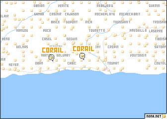 map of Corail