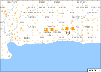 map of Corail