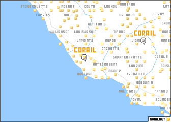 map of Corail