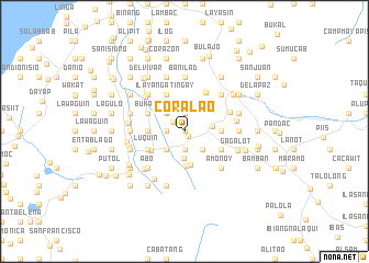map of Coralao