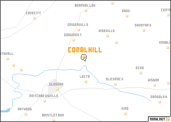 map of Coral Hill