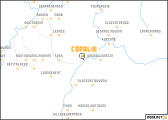 map of Coralie