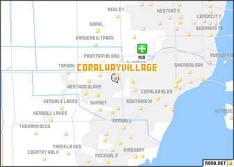 map of Coral Way Village