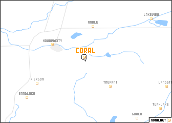 map of Coral