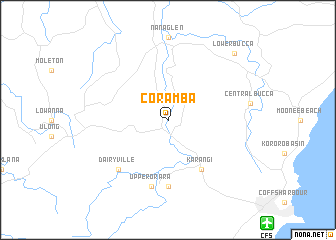 map of Coramba