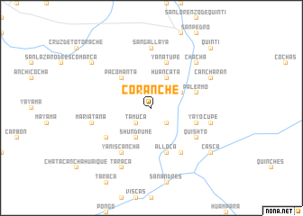 map of Coranche