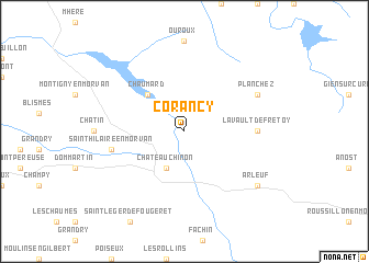 map of Corancy