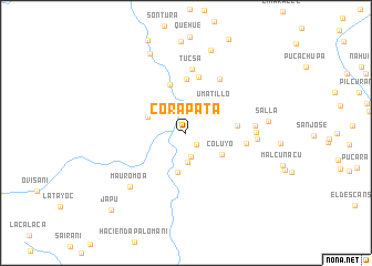 map of Corapata