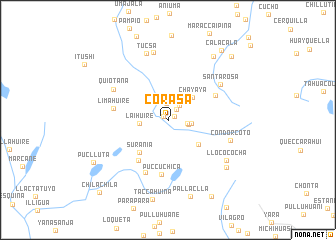 map of Corasa