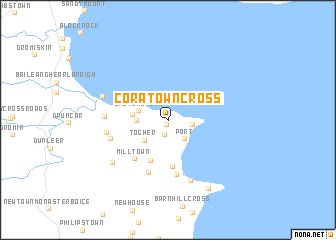 map of Coratown Cross