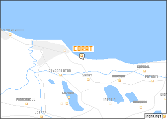 map of Corat