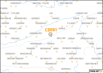 map of Coray