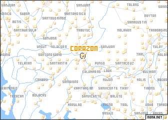 map of Corazon