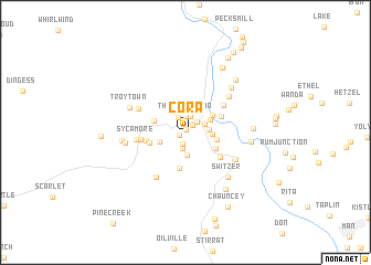 map of Cora