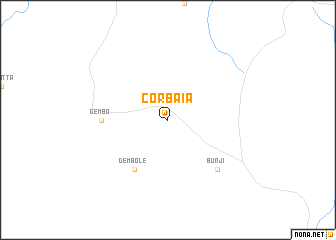 map of Corbaia