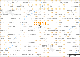 map of Corbais