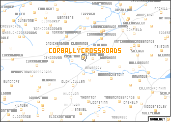 map of Corbally Cross Roads