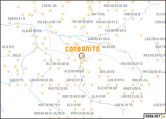map of Corbanito