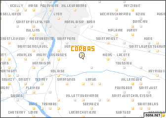 map of Corbas