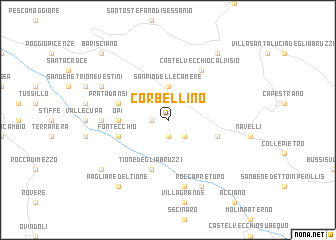 map of Corbellino