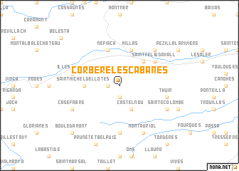 map of Corbère-les-Cabanes