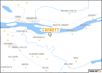 map of Corbett