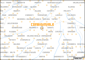 map of Corbii din Vale