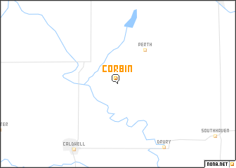 map of Corbin