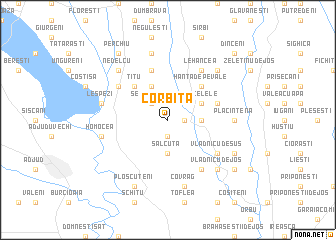 map of Corbiţa