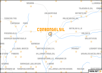 map of Corbón del Sil