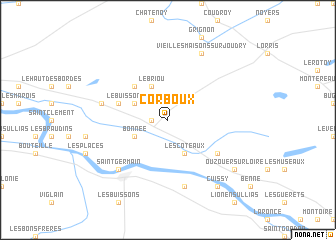 map of Corboux