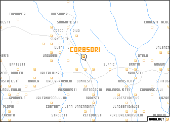 map of Corbşori